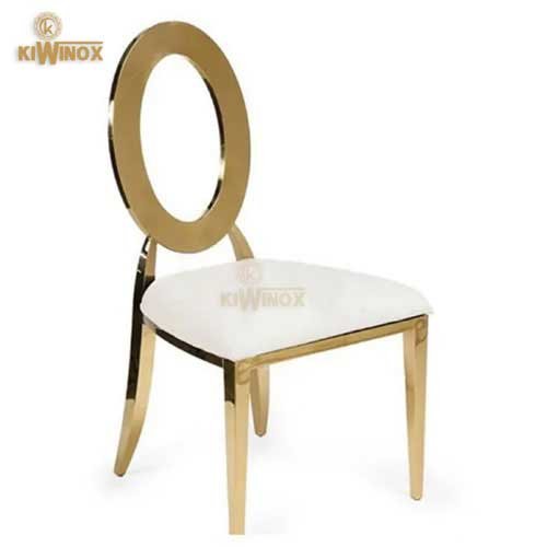 Stainless Steel Gold Coated Coated Chair