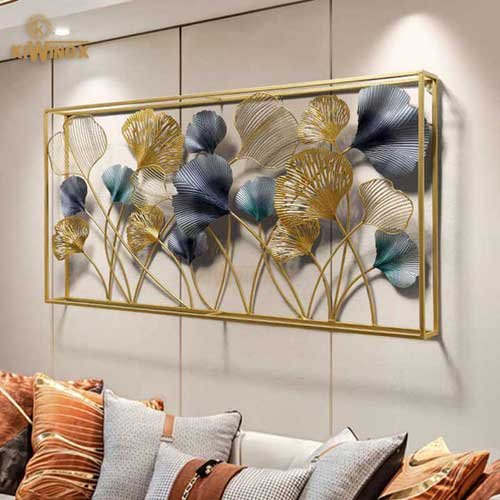 ss ti pvd gold coated wall art